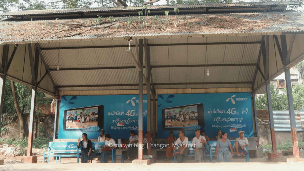 Yangon train station